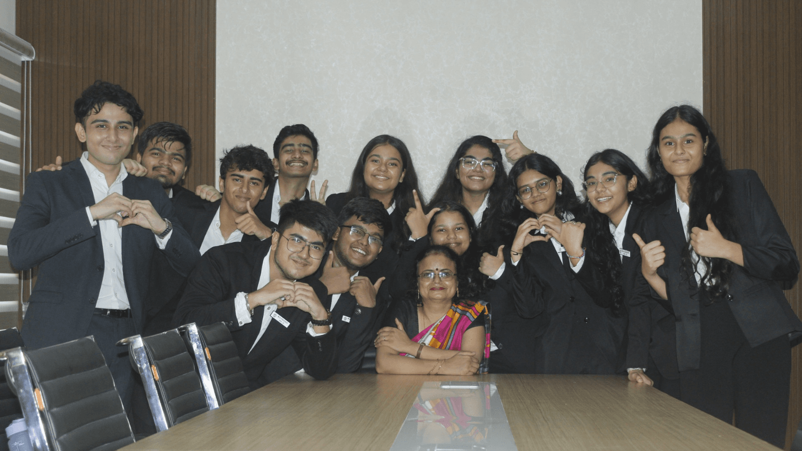 Soft textured background with minimal accents