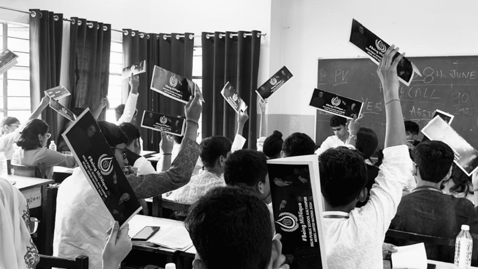 Abstract geometric pattern in monochrome