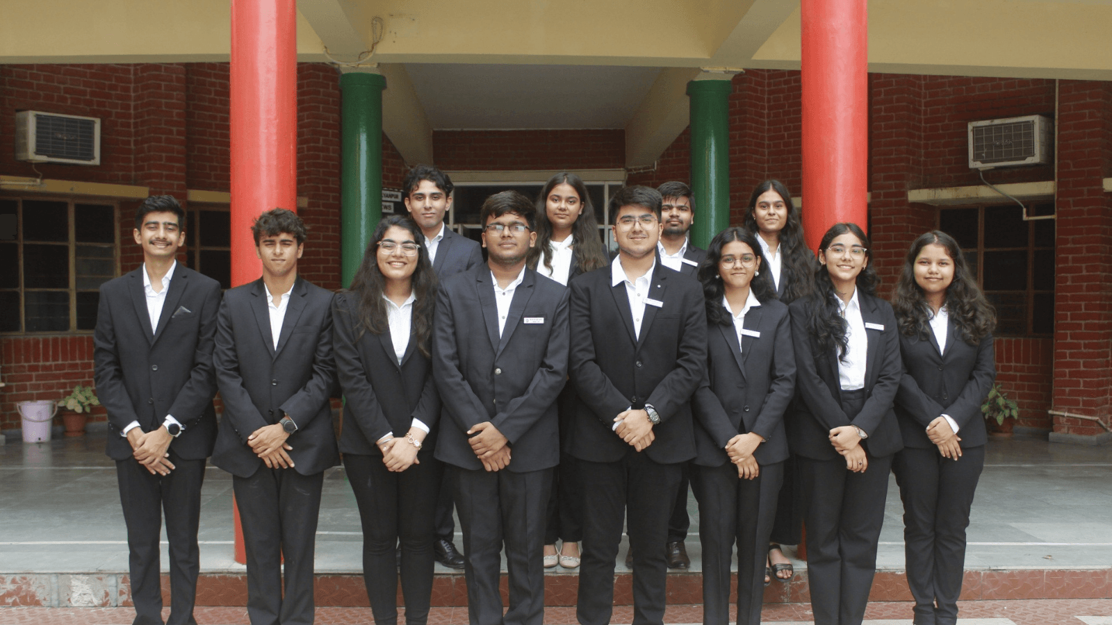 Abstract geometric pattern in monochrome